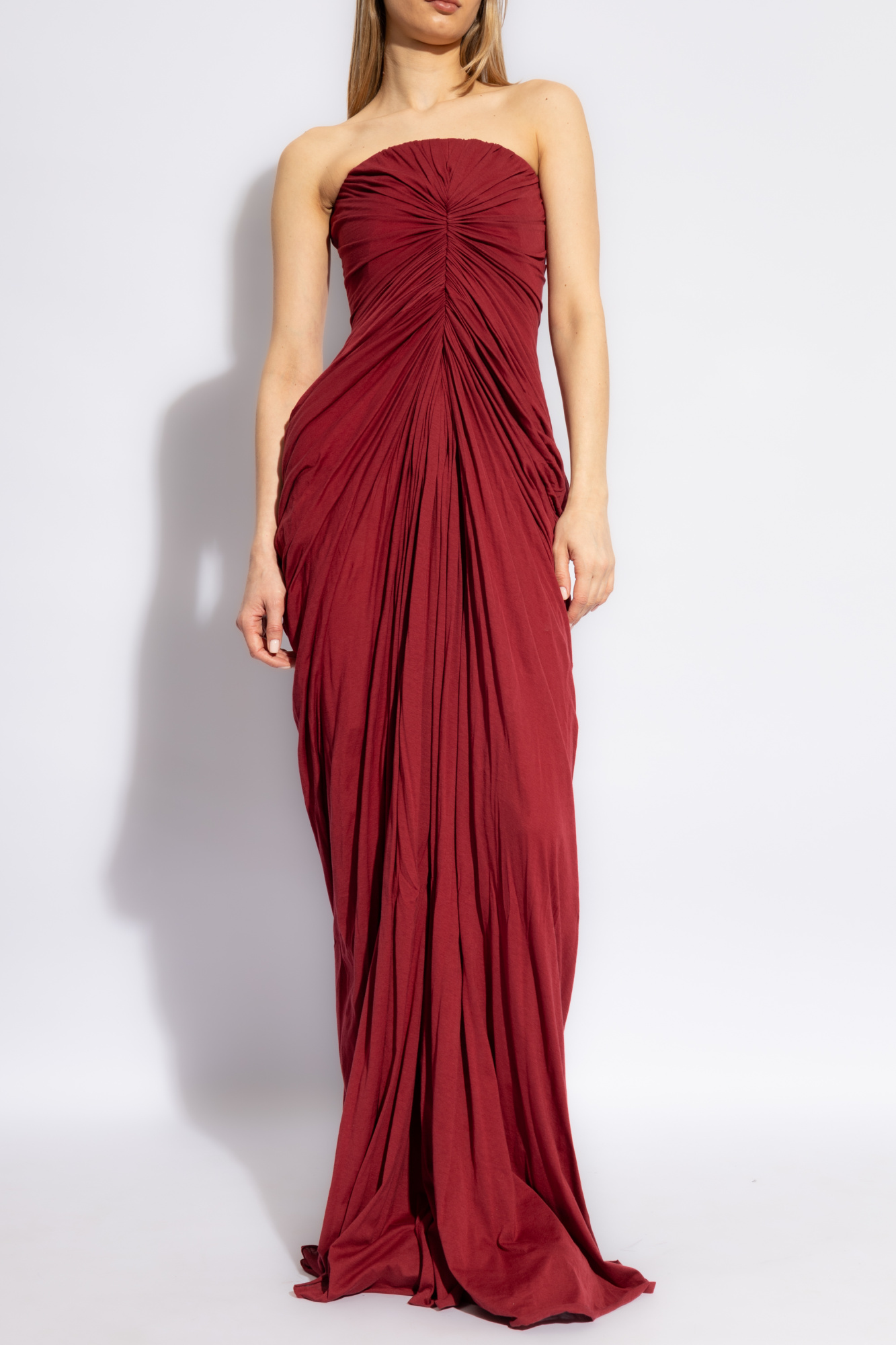 Red 'Radiance' Dress Rick Owens - SchaferandweinerShops